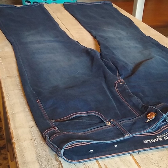 American Eagle Kick Boot Jeans - Size 18 Aeo Denim X - Picture 8 of 9